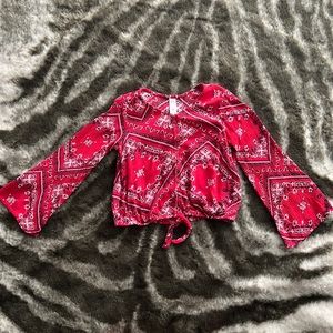 Girls Bandana shirt